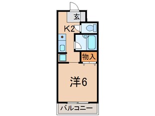 ＥＸＣＥＬＣＯＵＲＴ１２４－Ｂの物件間取画像